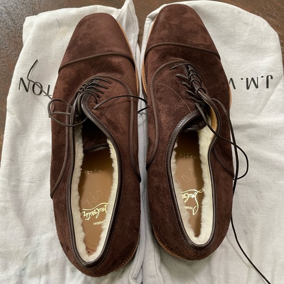 New Christian Louboutin derbi shoes in dark brown 44.5 EU - Picture 2 of 6